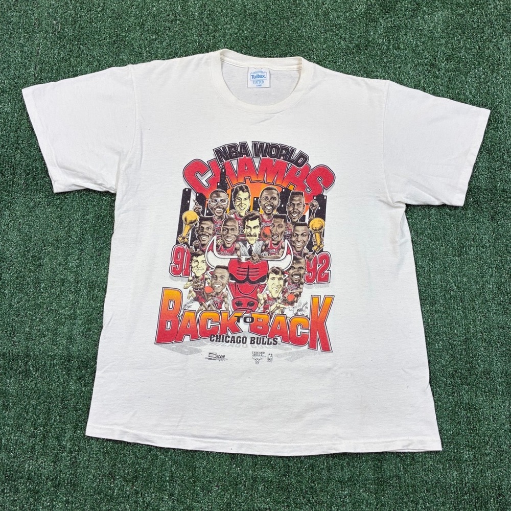 Vintage 1992 NBA Chicago Bulls World Champs Salem Sportswear T-shirt
